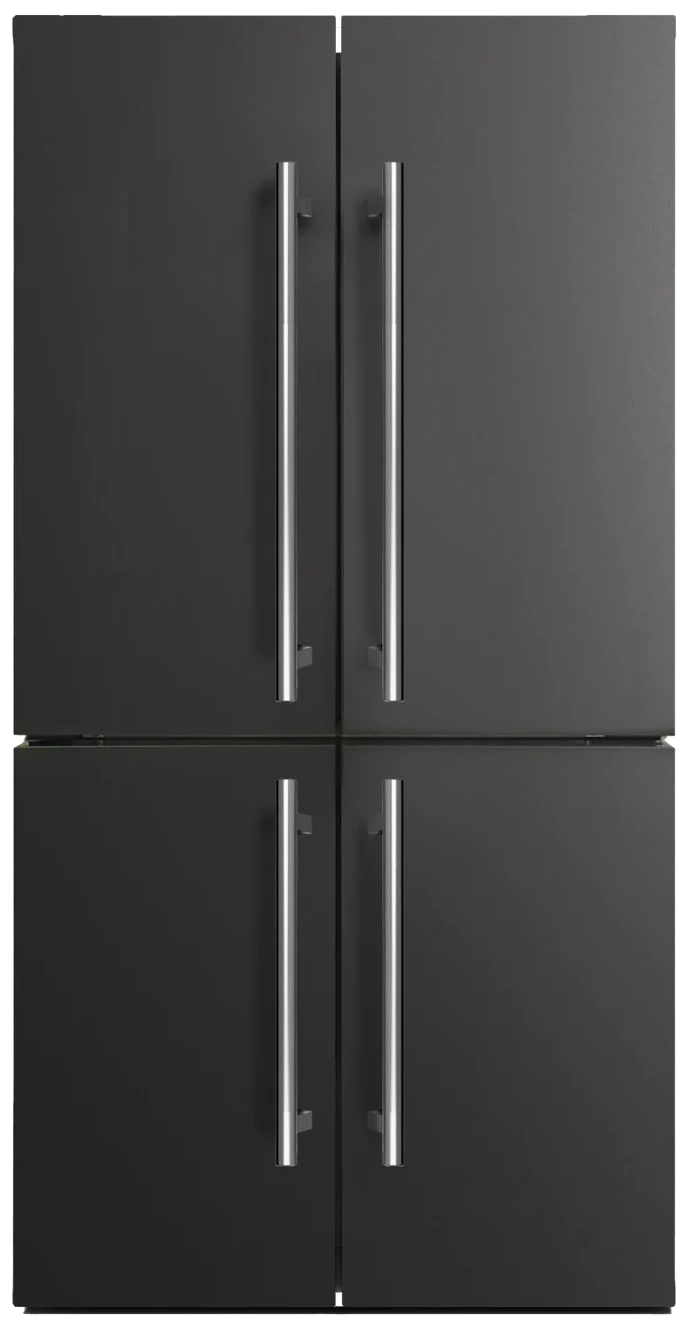 Холодильно-морозильный шкаф ILVE R91SCD/MG, матовый графит (фурн. сатинированная сталь)