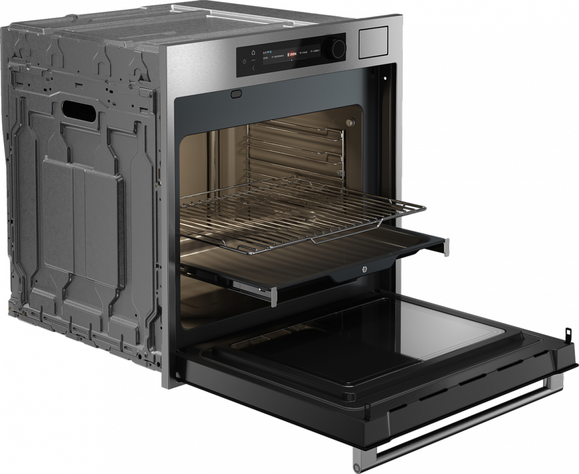 Духовой шкаф с функцией пароварки и СВЧ Asko OCSM66SSH