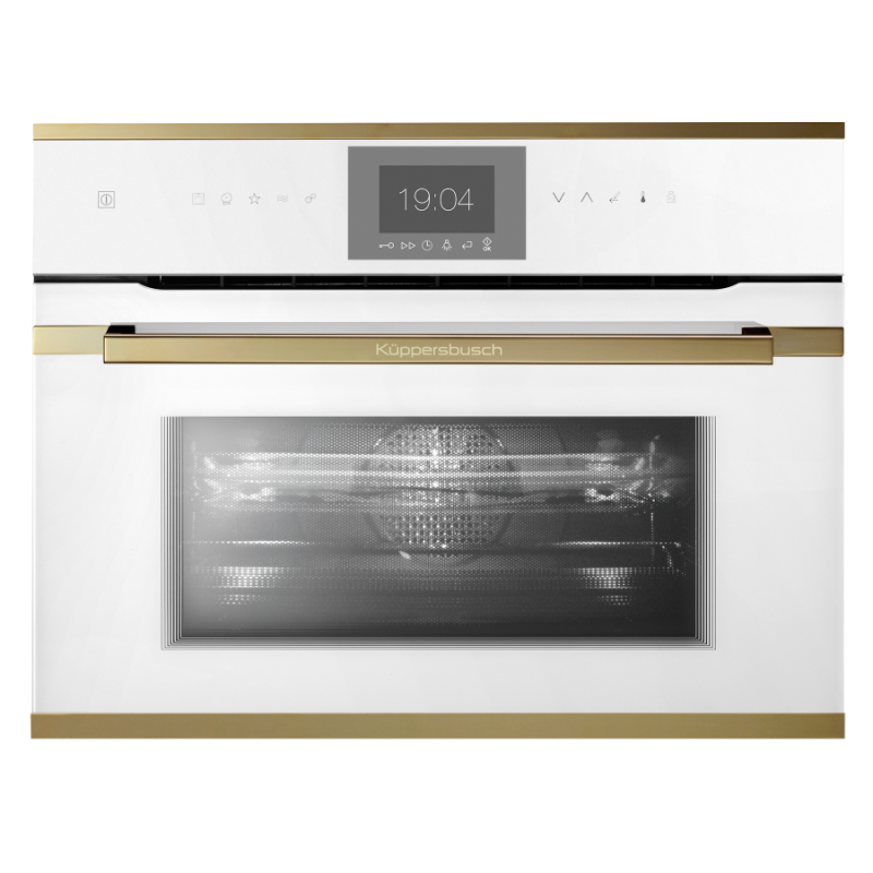 Компактный духовой шкаф с микроволнами CBM 6550.0 W4 золотой Куперсбуш / Kuppersbusch