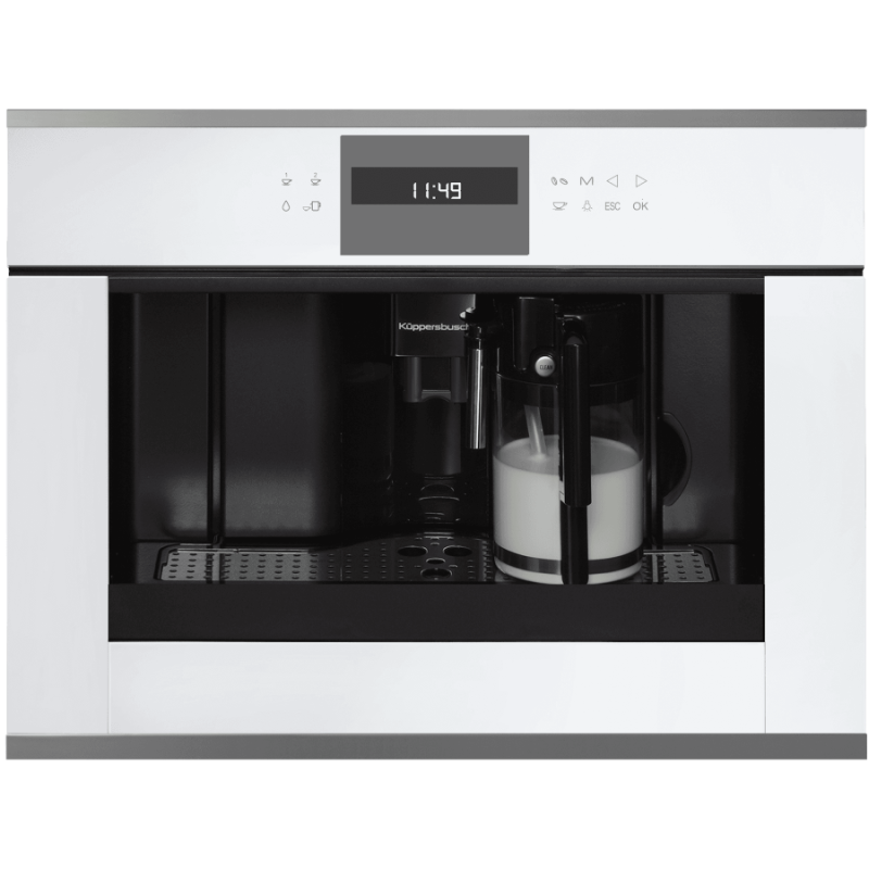 Кофемашина CKV 6550.0 W3 серебристый хром Куперсбуш / Kuppersbusch