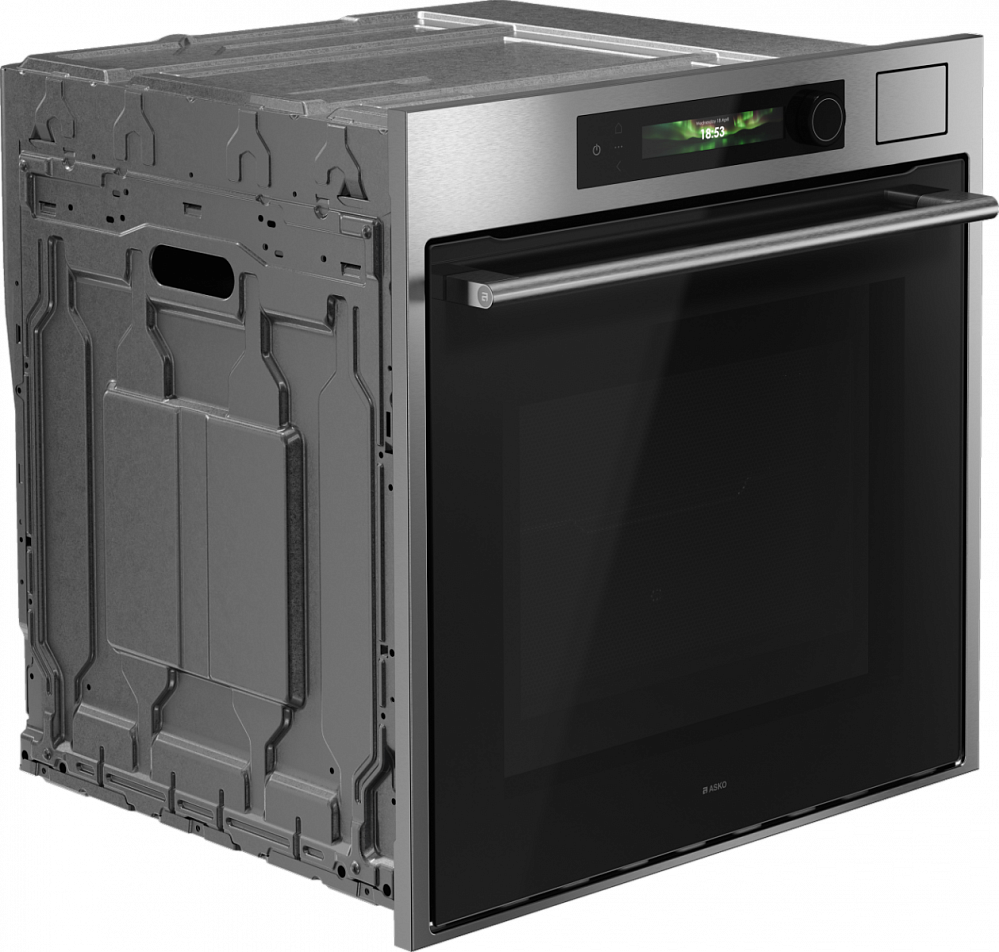 Духовой шкаф с функцией пароварки и СВЧ Asko OCSM66SSH