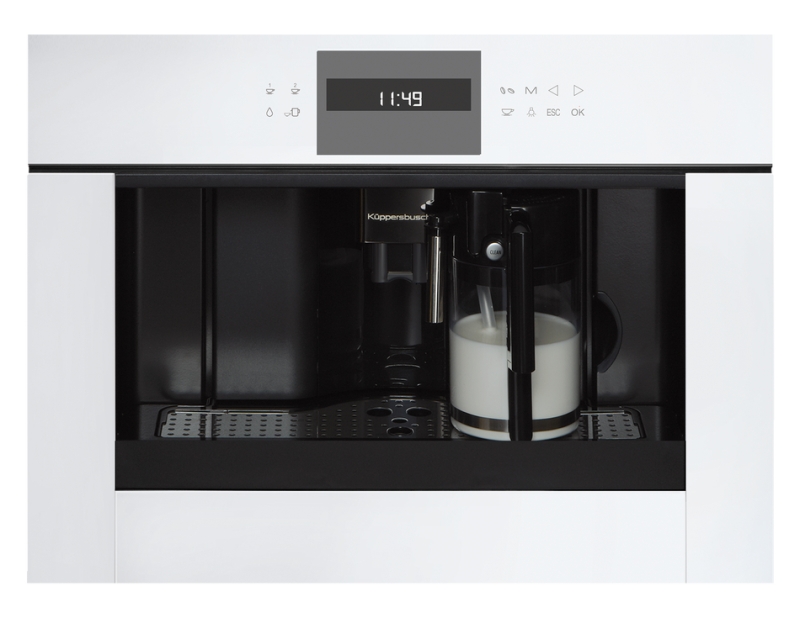 Кофемашина CKV 6550.0 W белое стекло Куперсбуш / Kuppersbusch
