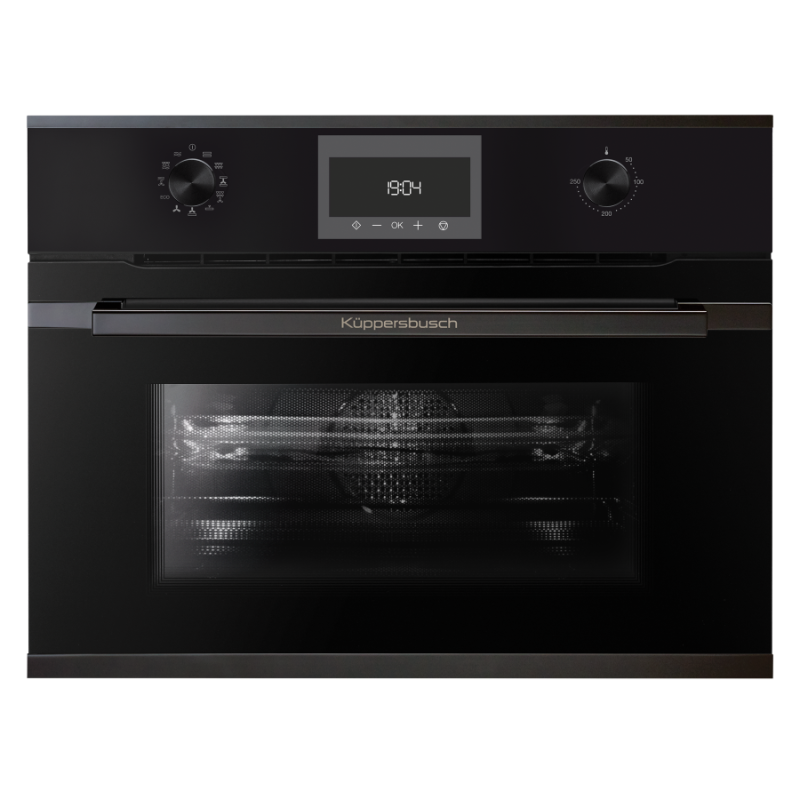 Компактный духовой шкаф с микроволнами CBM 6330.0 S2 черный хром Куперсбуш / Kuppersbusch