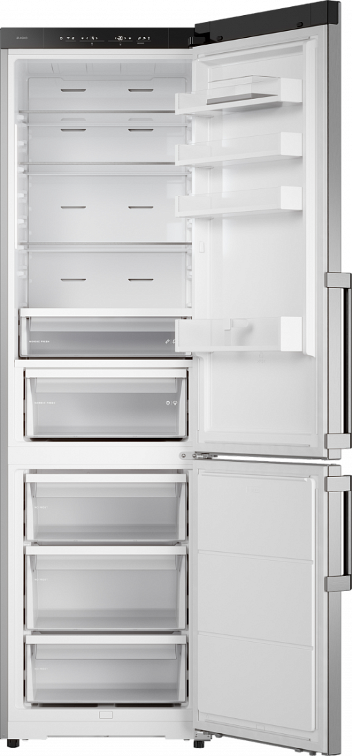 Отдельностоящий комбинированный холодильник Asko RFC226RNBS1