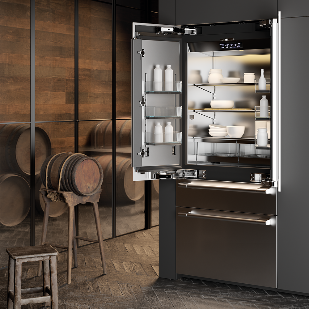 Встраиваемый холодильник Signature Kitchen Suite SKSFD3614P French Door под навеску фасадов